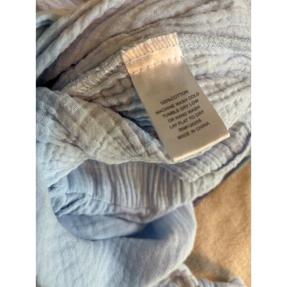 4Our Dreamers Gauze Jumpsuit Romper Blue Medium - Picture 6 of 10